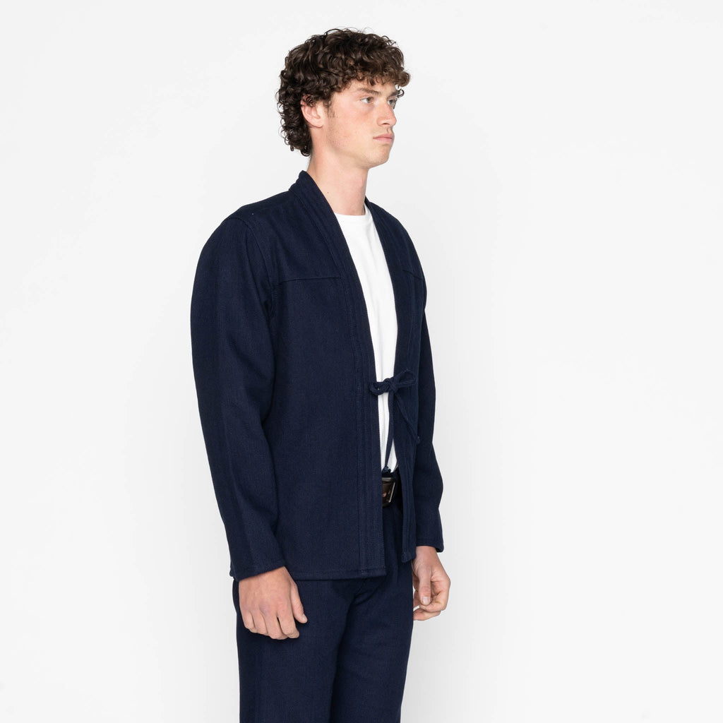 Kimono Shirt - Maekake Dobby - Indigo by Naked & Famous Denim