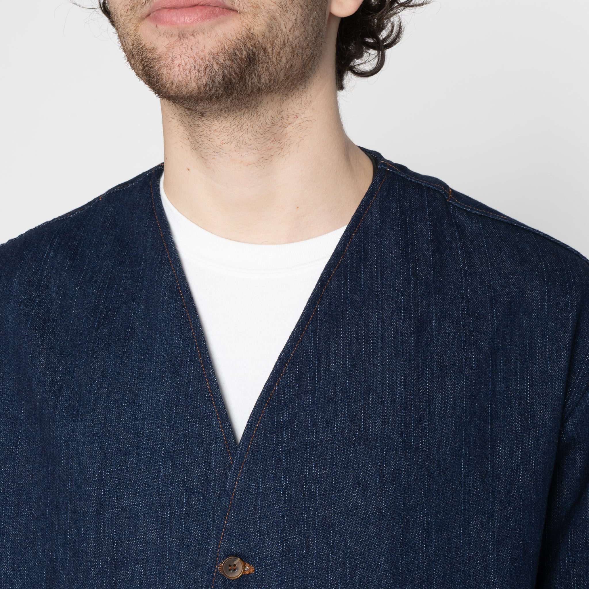 Wise Guy  - Vertical Slub Denim - Indigo