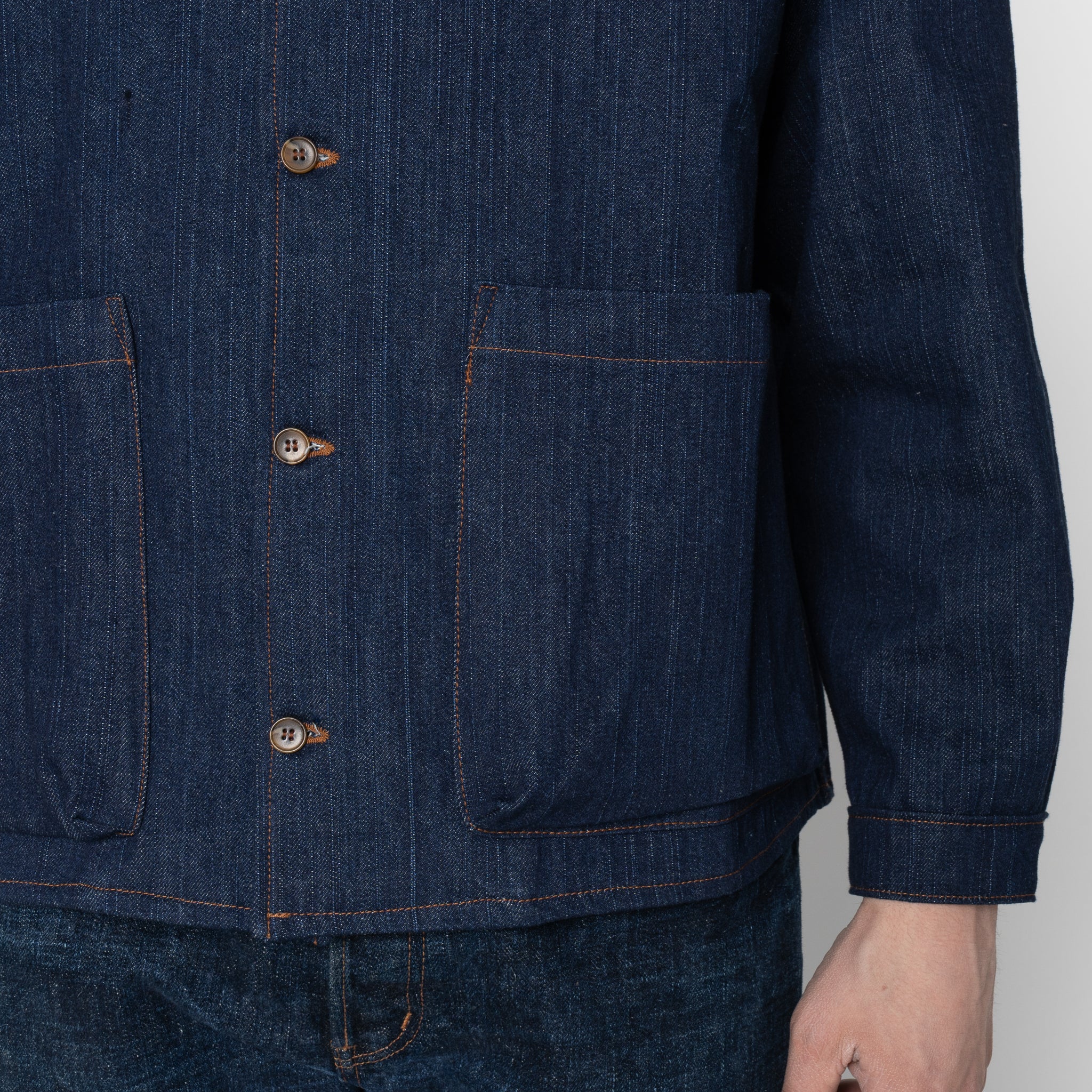 Wise Guy  - Vertical Slub Denim - Indigo