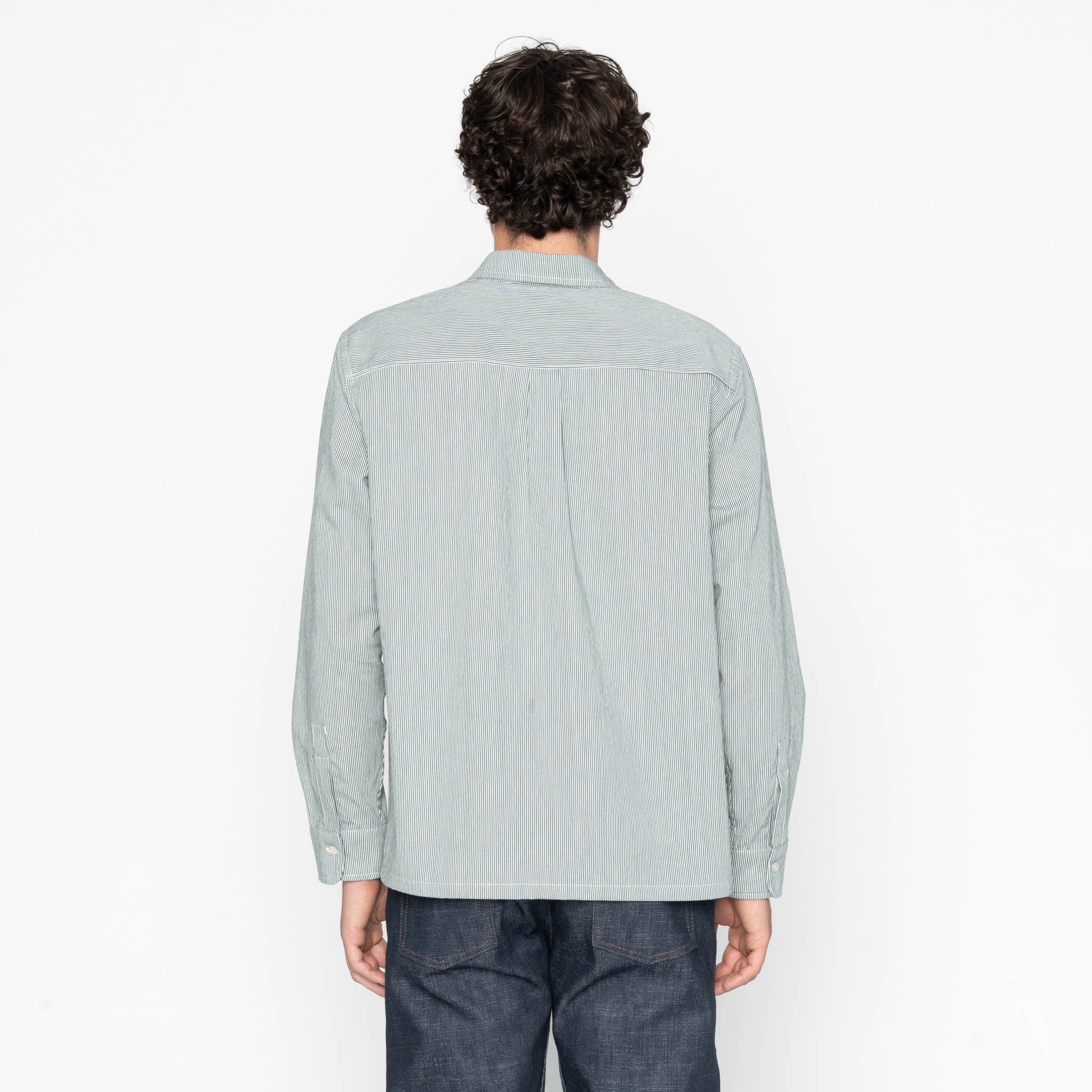 True Shirt - Organic Hickory - Green by Naked & Famous Denim