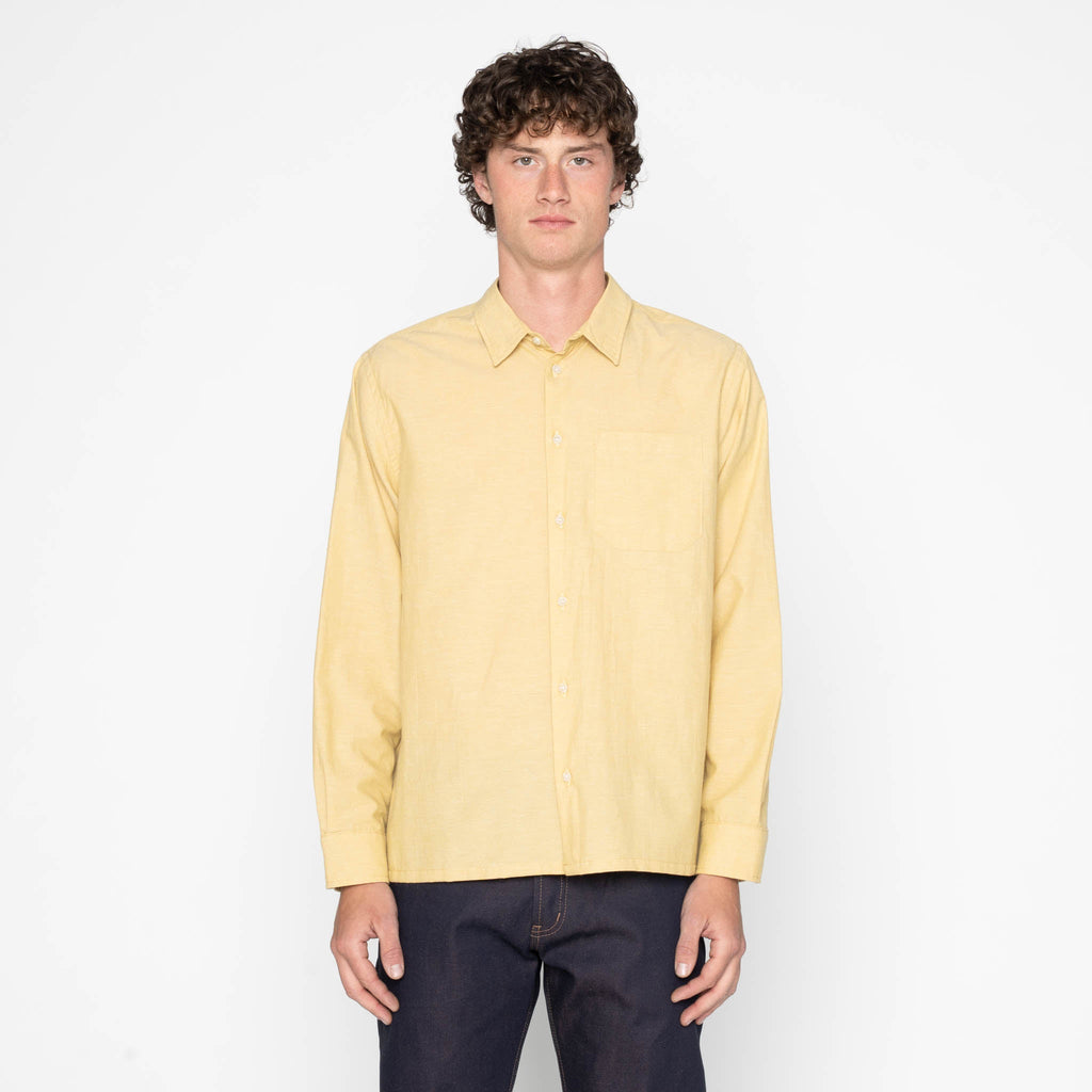 True Shirt - Selvedge Chambray - Yellow by Naked & Famous Denim