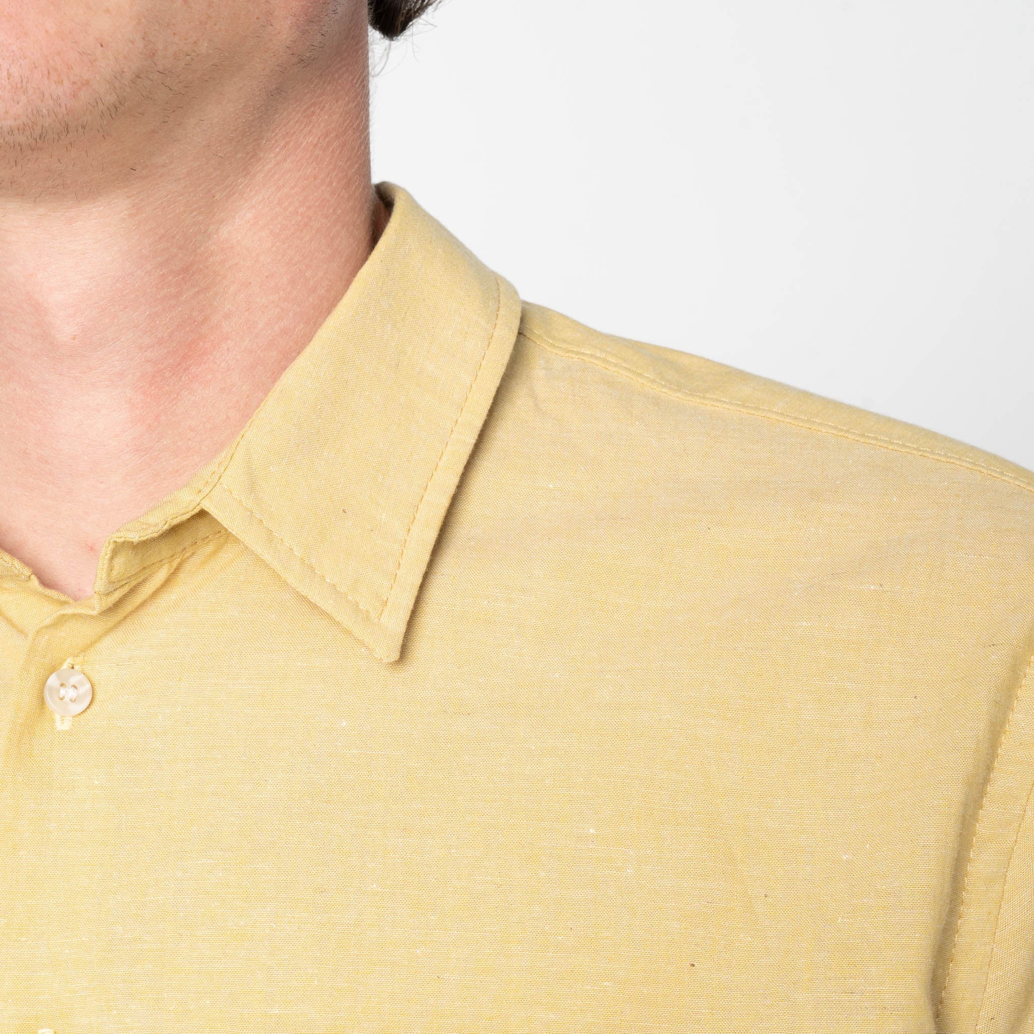 True Shirt - Selvedge Chambray - Yellow by Naked & Famous Denim