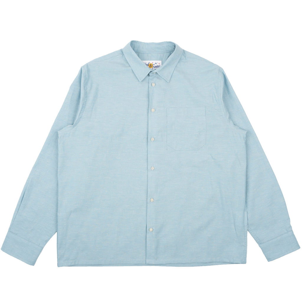 True Shirt - Selvedge Chambray - Pale Blue by Naked & Famous Denim