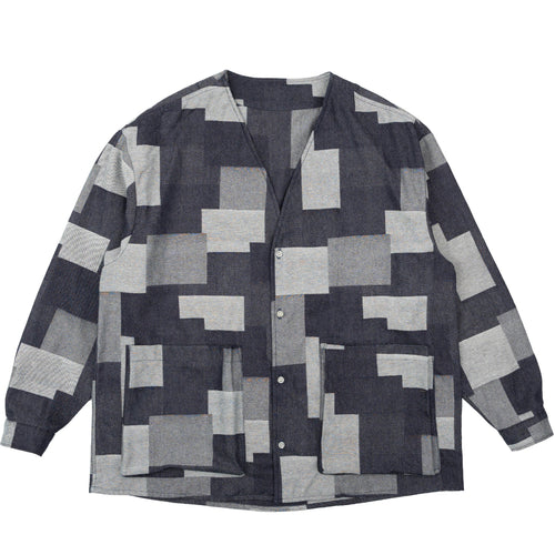 Wise Guy Jacket - Jacquard Denim - Indigo by Naked & Famous Denim