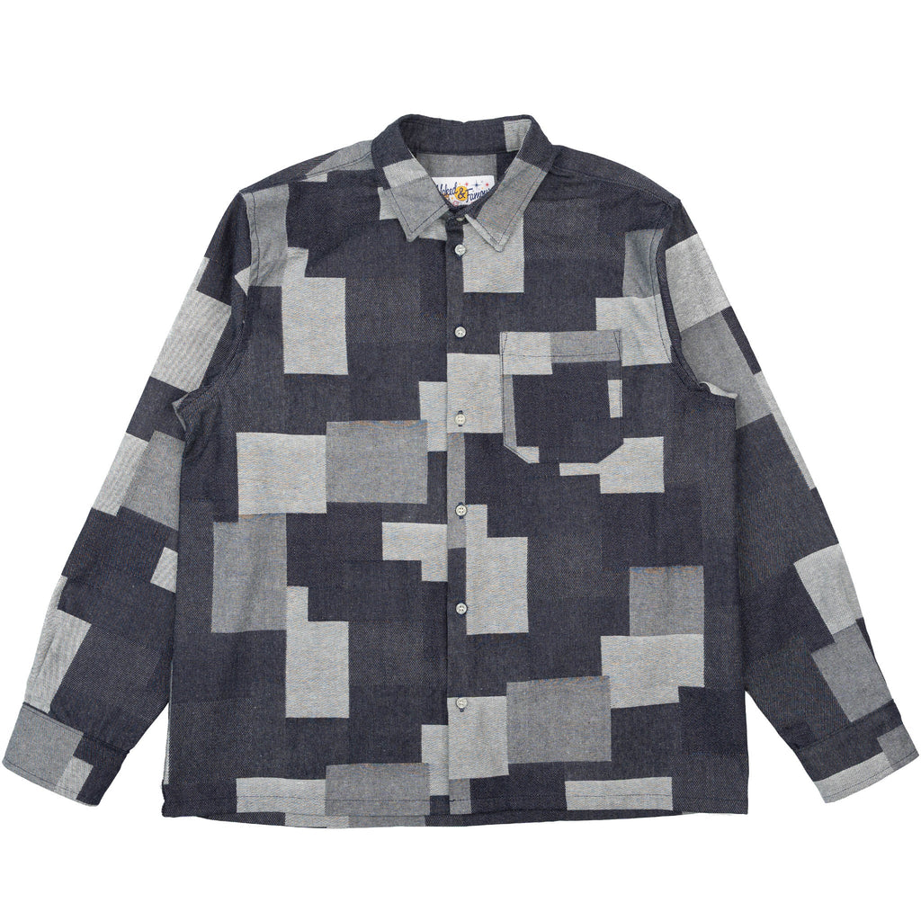 True Shirt - Jacquard Denim - Indigo by Naked & Famous Denim