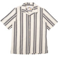 Aloha Shirt - Dobby Bands - Natural by Naked & Famous Denim
