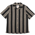 Aloha Shirt - Dobby Bands - Black by Naked & Famous Denim