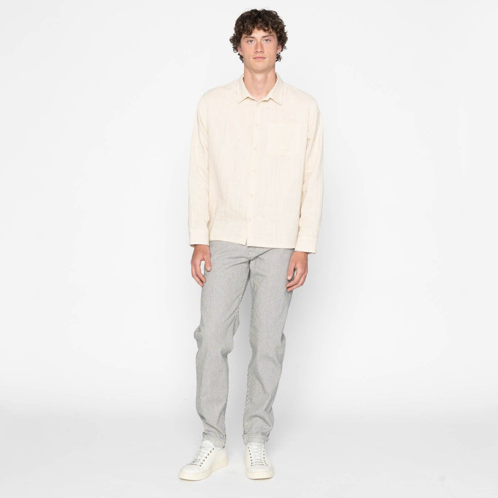 True Shirt - Double Weave Slub Gauze - Bone by Naked & Famous Denim