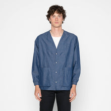 Load image into Gallery viewer, Wise Guy - Linen Blend Denim - Indigo by Naked &amp; Famous Denim
