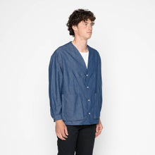 Load image into Gallery viewer, Wise Guy - Linen Blend Denim - Indigo by Naked &amp; Famous Denim
