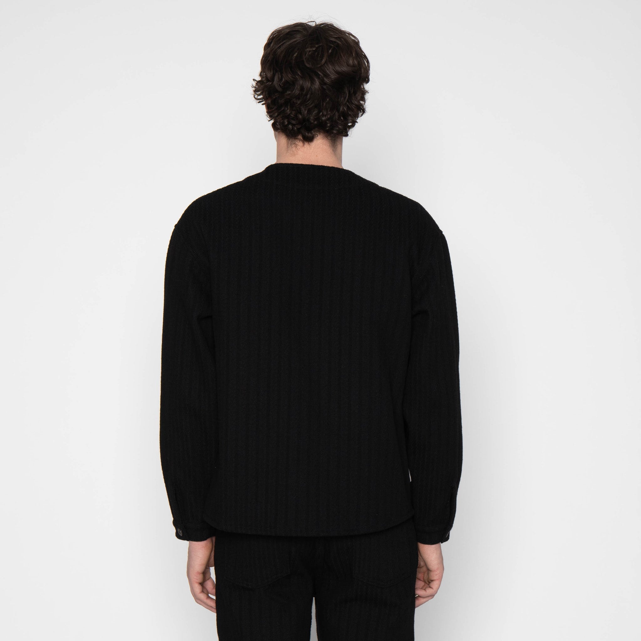 Wise Guy Shirt - Black Sugiaya by Naked & Famous Denim