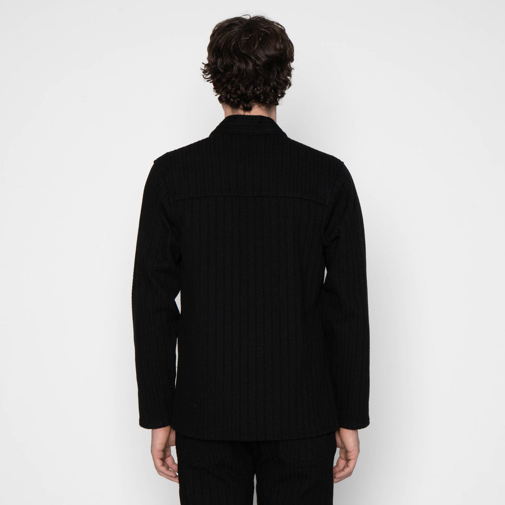 Kimono Shirt - Black Sugiaya by Naked & Famous Denim
