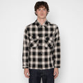 Work Shirt - Trippy Ombre Plaid - Ivory by Naked & Famous Denim