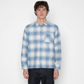 True Shirt - Organic Supple Flannel - Faded Indigo by Naked & Famous Denim
