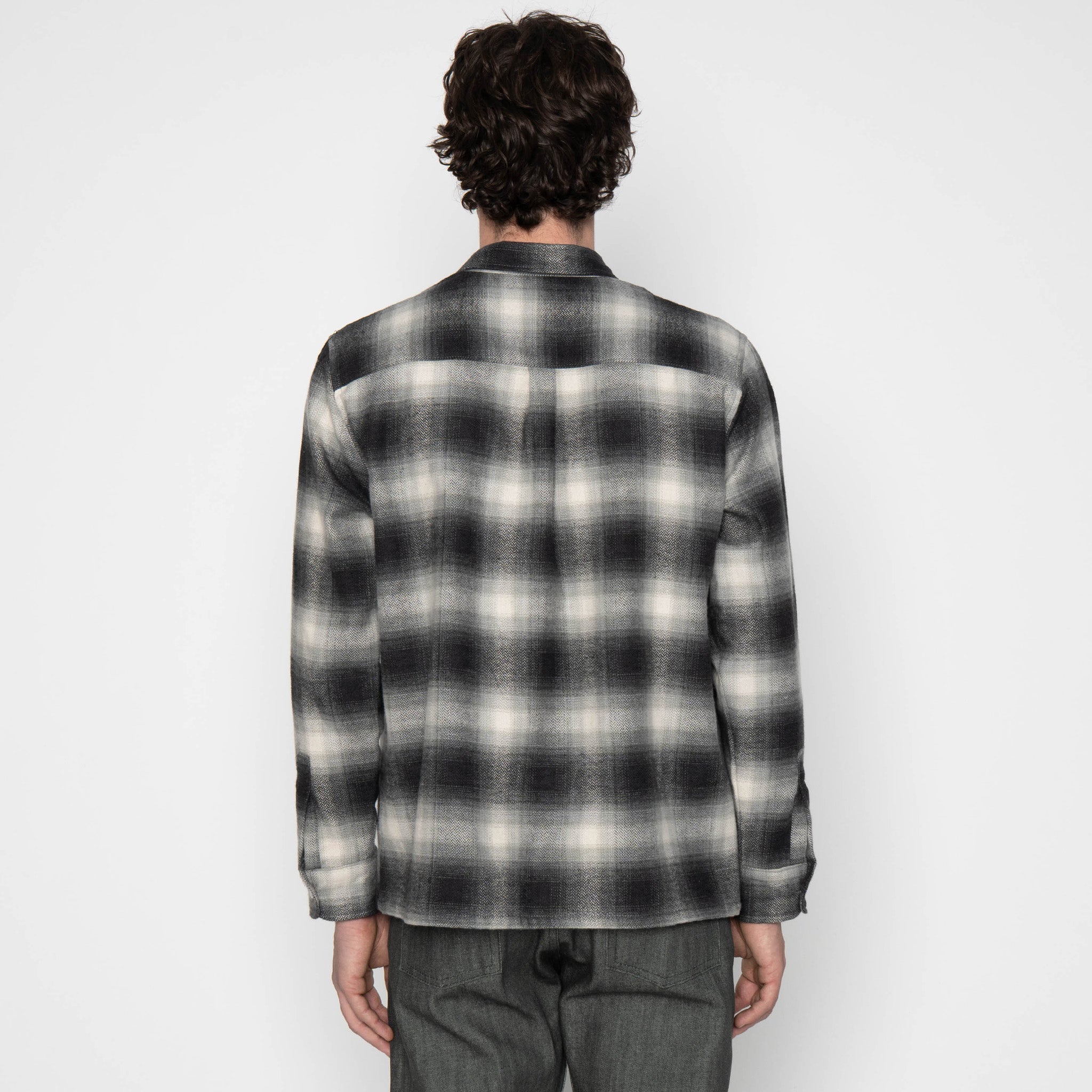 True Shirt - Organic Supple Flannel - Charcoal by Naked & Famous Denim
