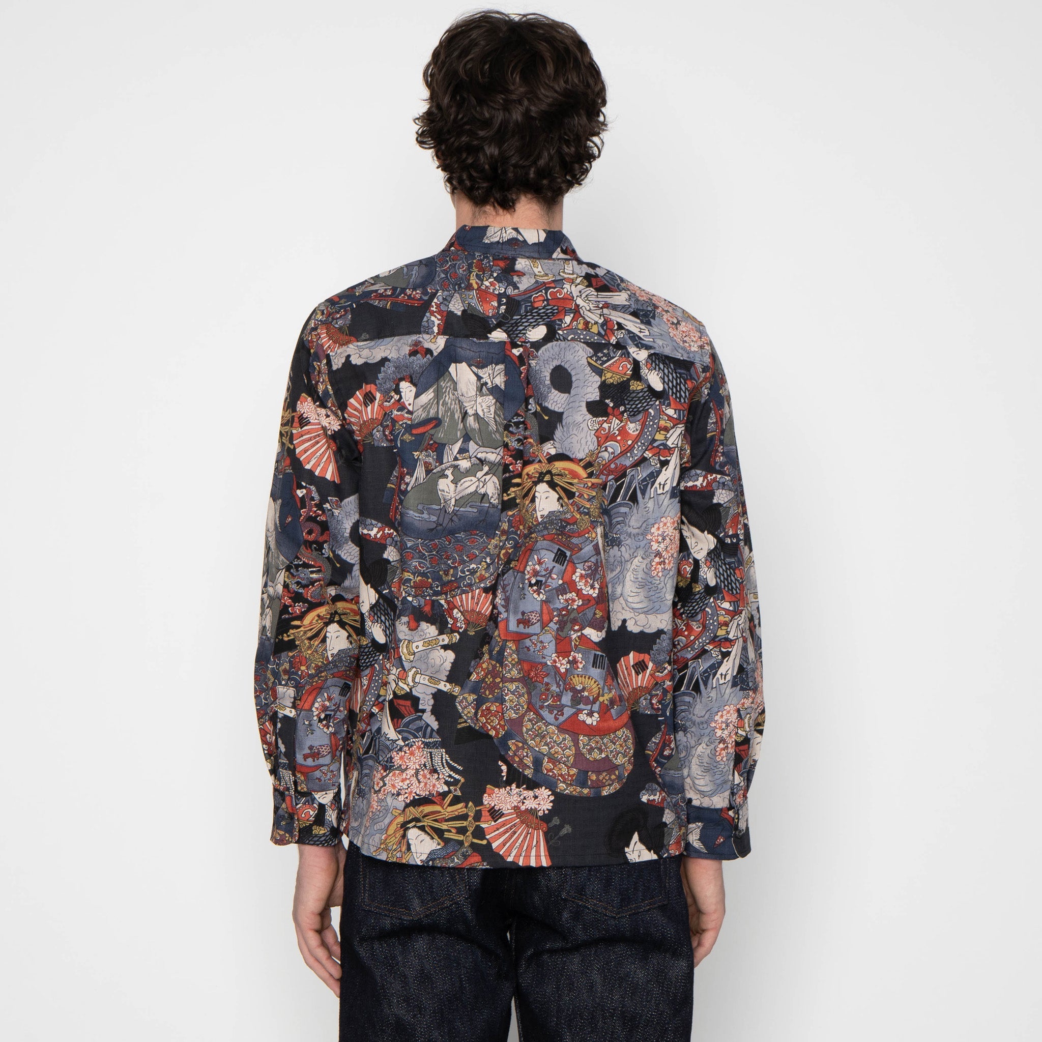 True Shirt - Samurai Print - Black by Naked & Famous Denim
