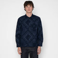 True Shirt - Brushed Hankercheif - Indigo by Naked & Famous Denim