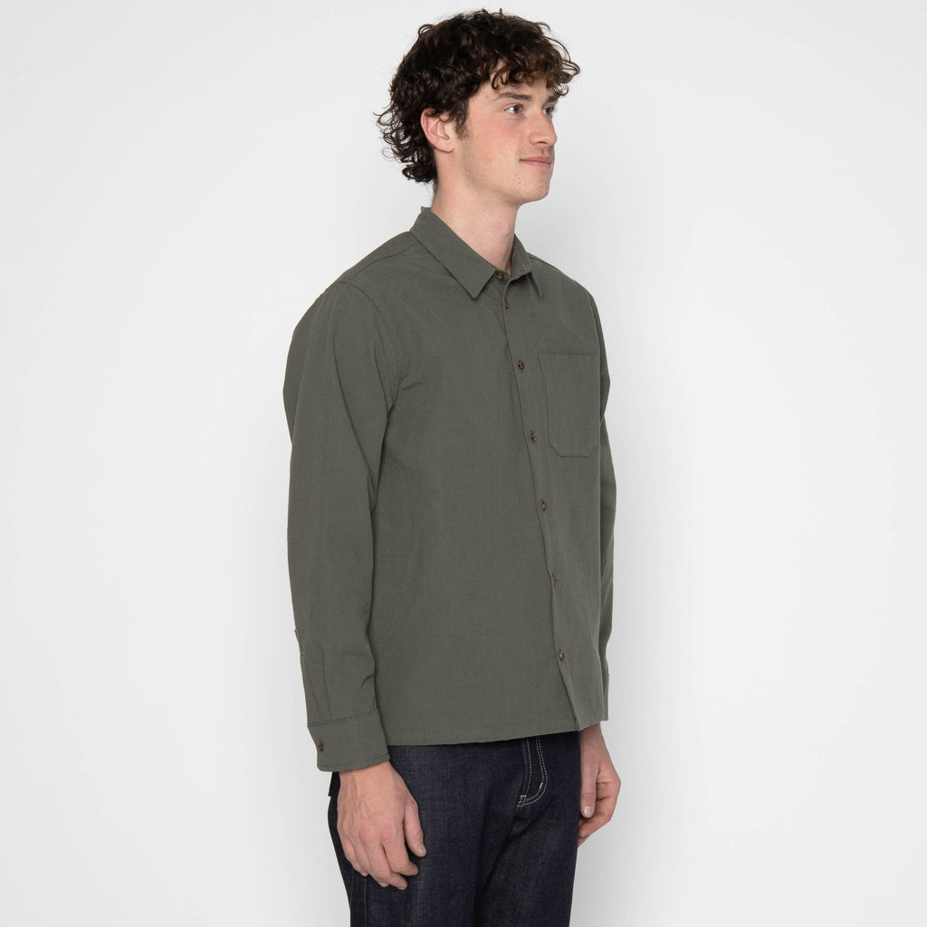 True Shirt - Army Oxford Selvedge by Naked & Famous Denim