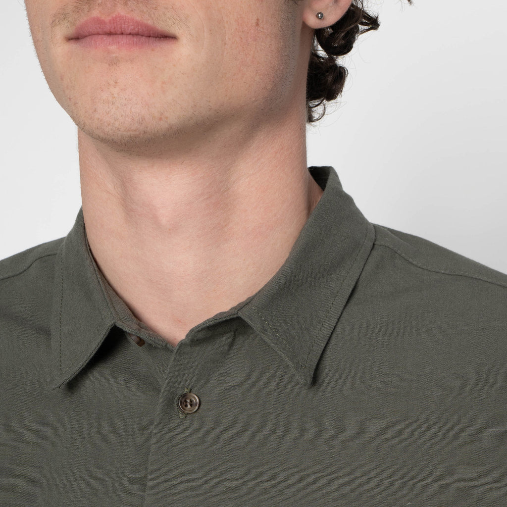 True Shirt - Army Oxford Selvedge by Naked & Famous Denim