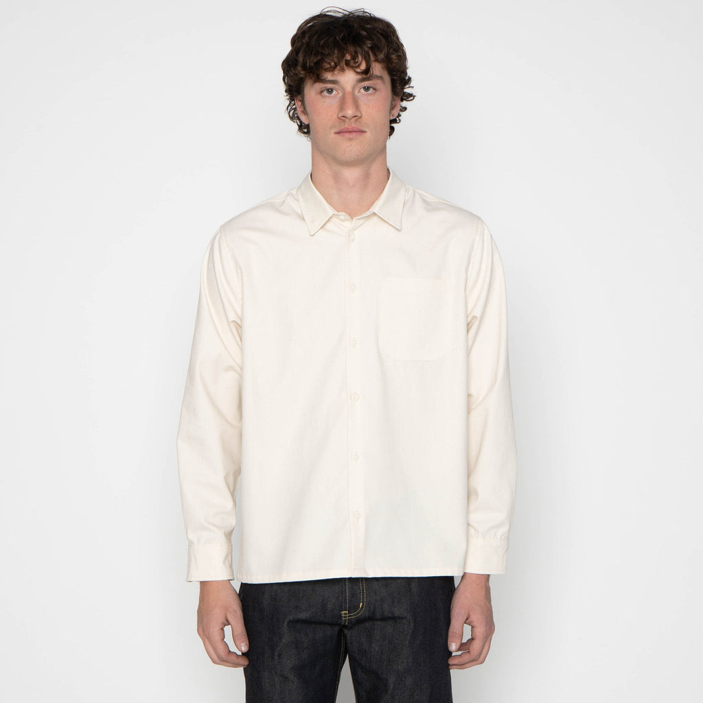 True Shirt - Natural Seed - Ecru by Naked & Famous Denim