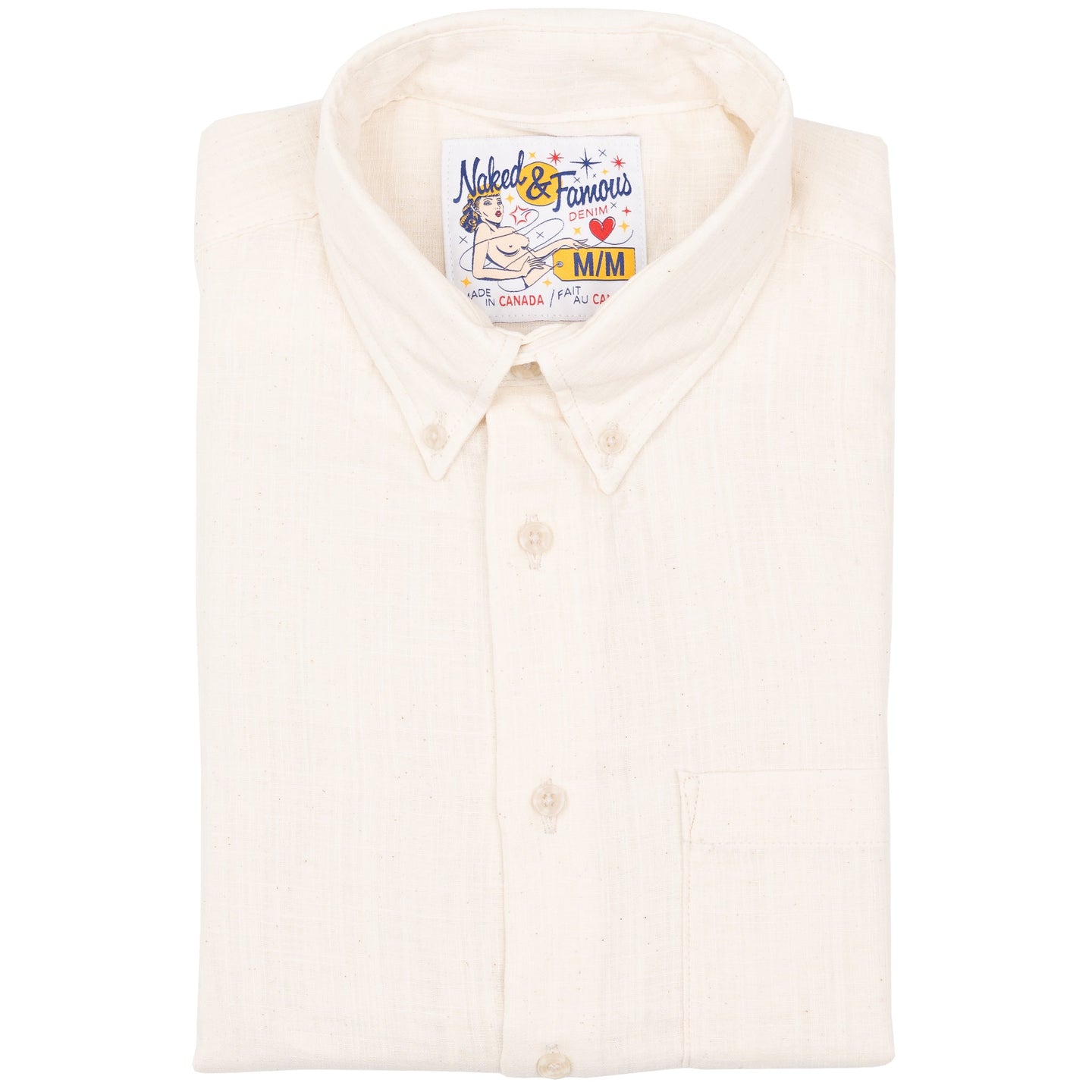 Easy Shirt - Double Weave Slub Gauze- White