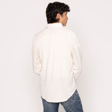 Load image into Gallery viewer, Easy Shirt - Double Weave Slub Gauze- White
