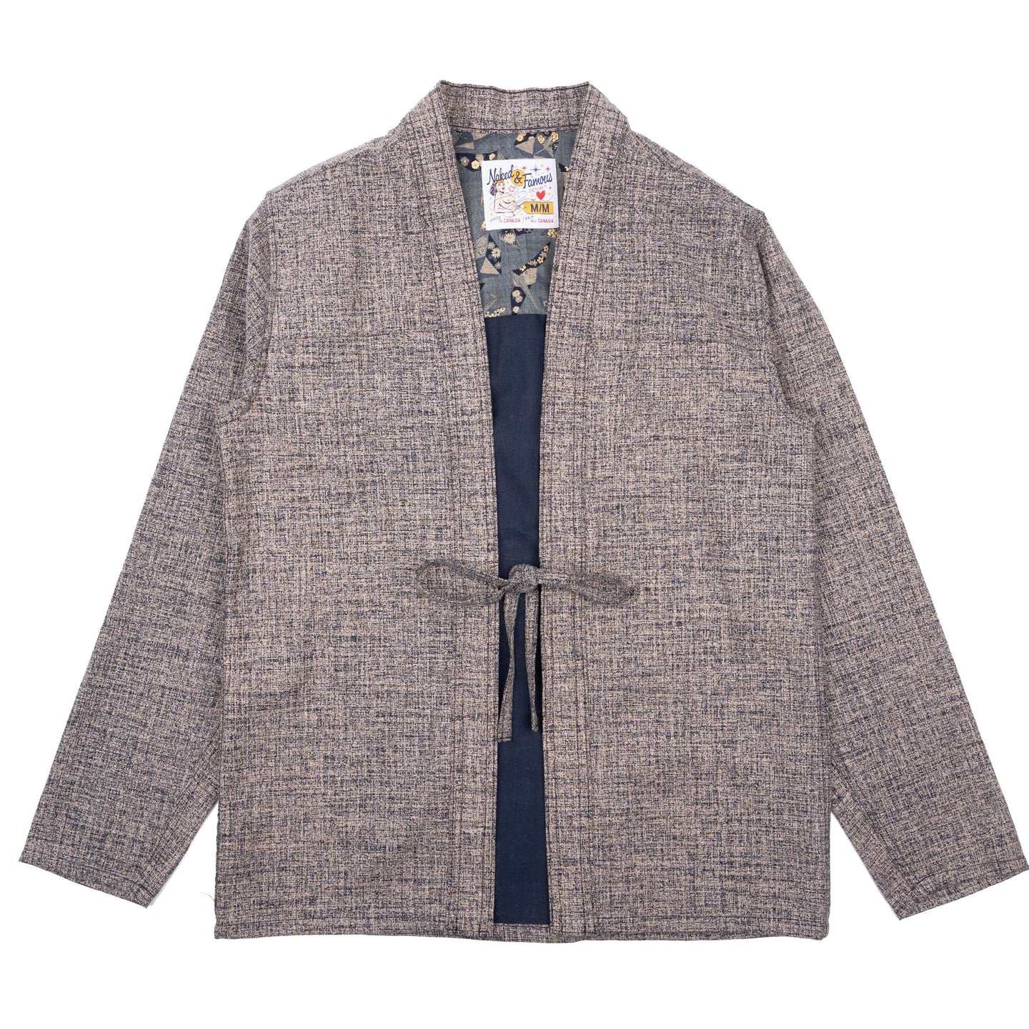 True Shirt - Kimono Scramble - Indigo by Naked & Famous Denim