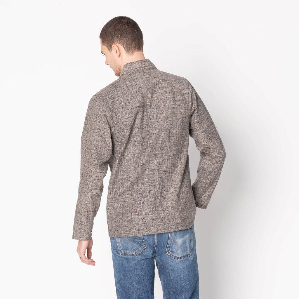 True Shirt - Kimono Scramble - Indigo by Naked & Famous Denim