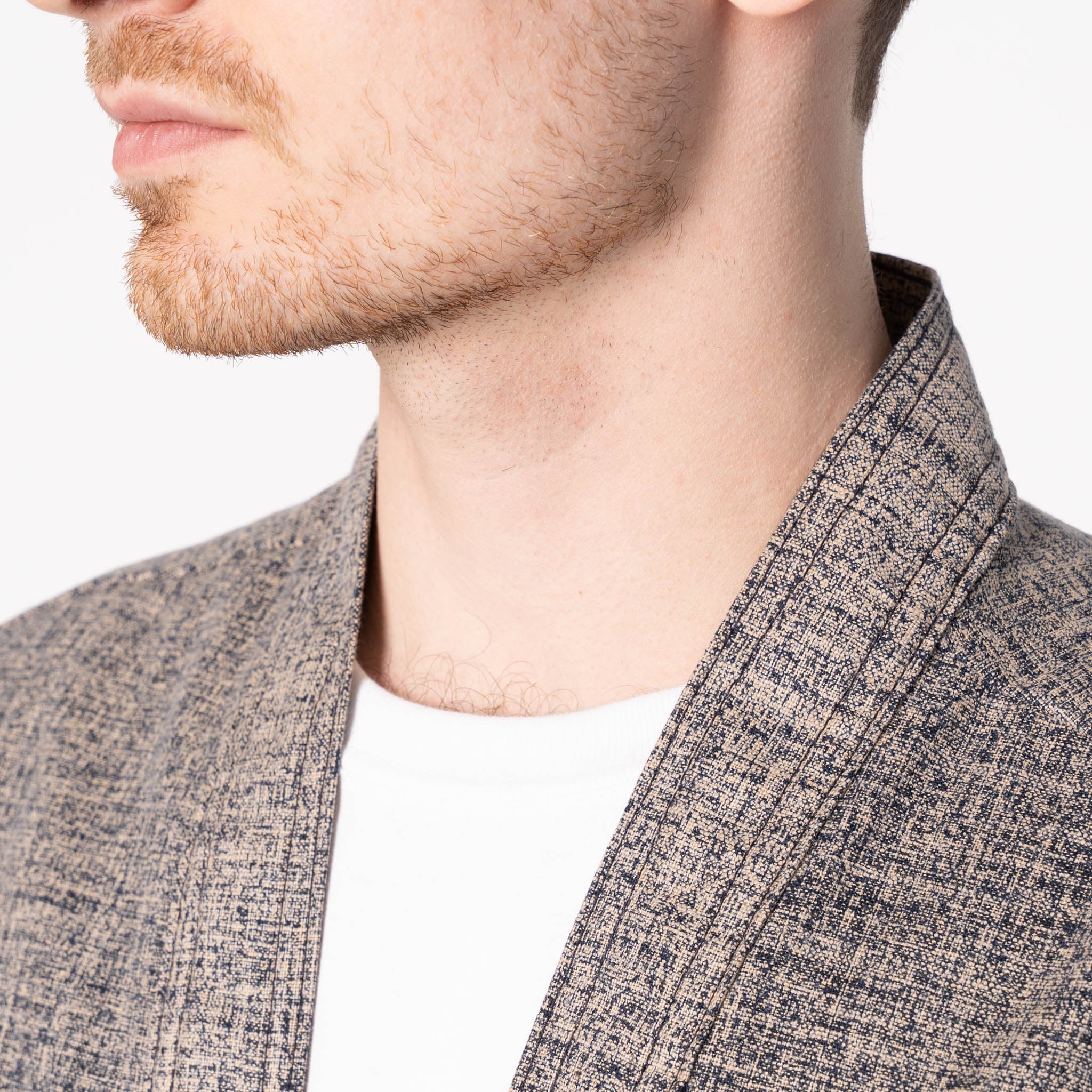 True Shirt - Kimono Scramble - Indigo by Naked & Famous Denim