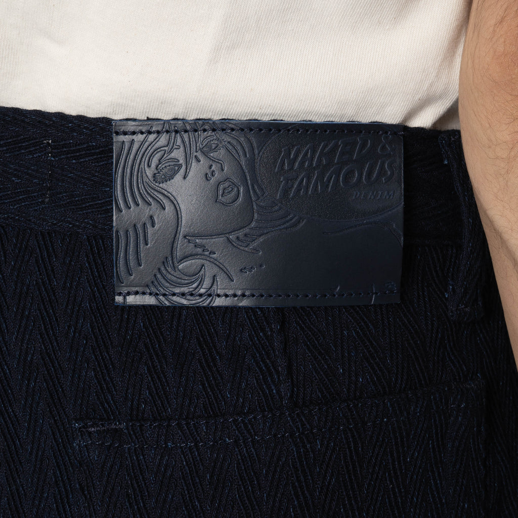 Pleated Trouser - Indigo Sugiaya - Indigo by Naked & Famous Denim