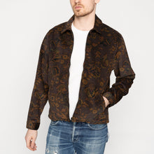 Load image into Gallery viewer, Zip Jacket - Paisly Corduroy - Brown
