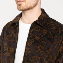 Load image into Gallery viewer, Zip Jacket - Paisly Corduroy - Brown
