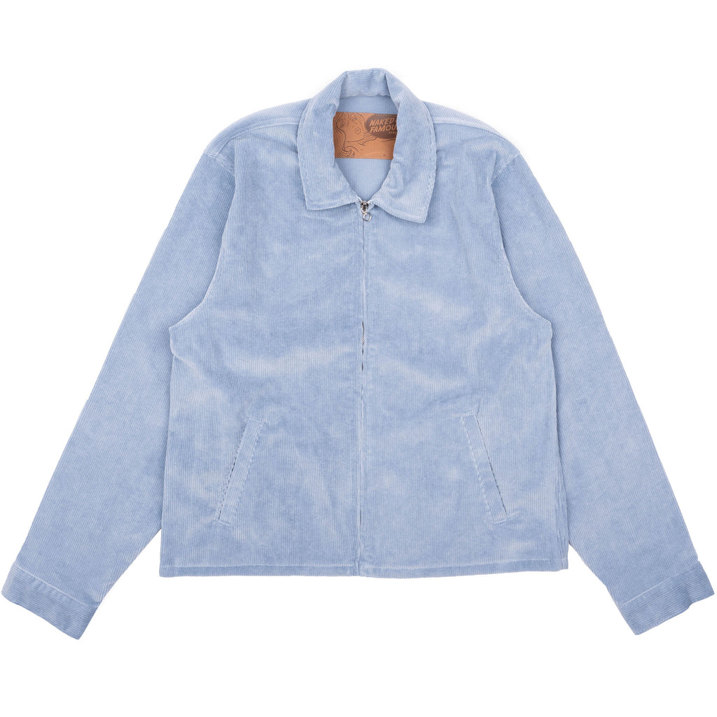 Zip Chore - Faded Corduroy Organic -  Indigo by Naked & Famous Denim