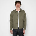 Utility Jacket - 1940s Military Organic Herringbone - Army Green by Naked & Famous Denim