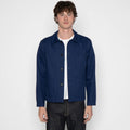 Utility Jacket - 1940s Military Organic Herringbone - Workwear Blue by Naked & Famous Denim