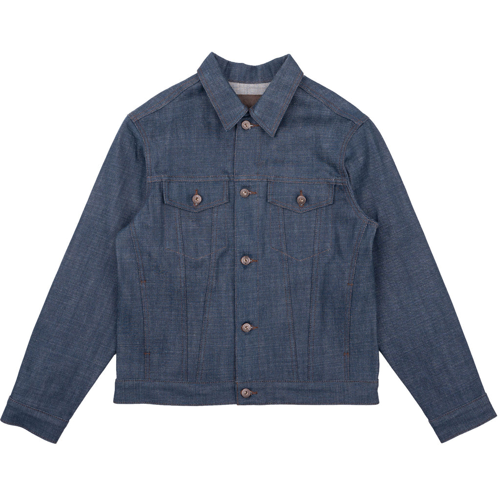 True Shirt - Printed - Autumn - Navy by Naked & Famous Denim