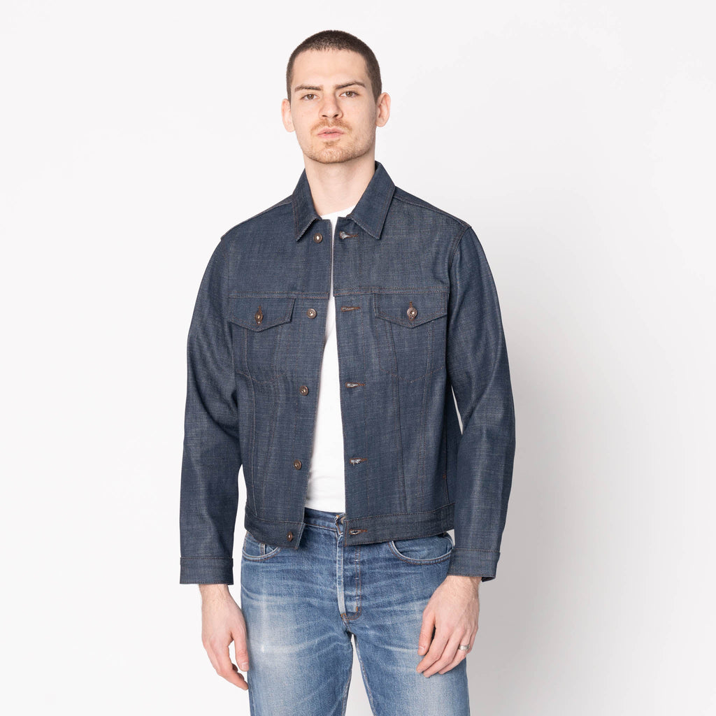 True Shirt - Printed - Autumn - Navy by Naked & Famous Denim