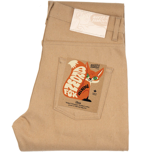 Easy Guy -  Brown Fox Selvedge - Brown by Naked & Famous Denim