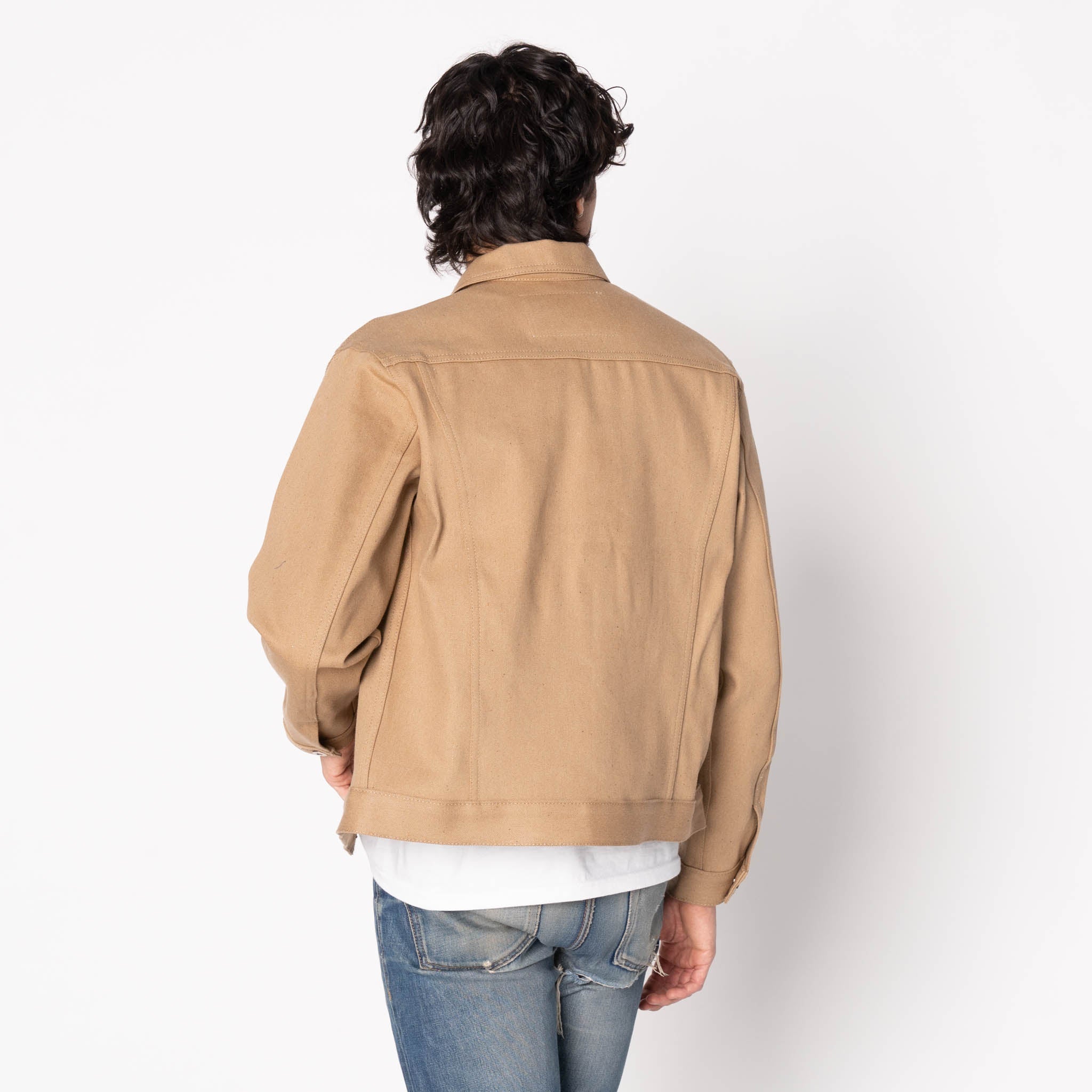 Fox fiber ベージュ デニムジャケット サイズ40 Denim Jacket - Brown Fox Selvedge - Brown – Naked & Famous Denim NYC