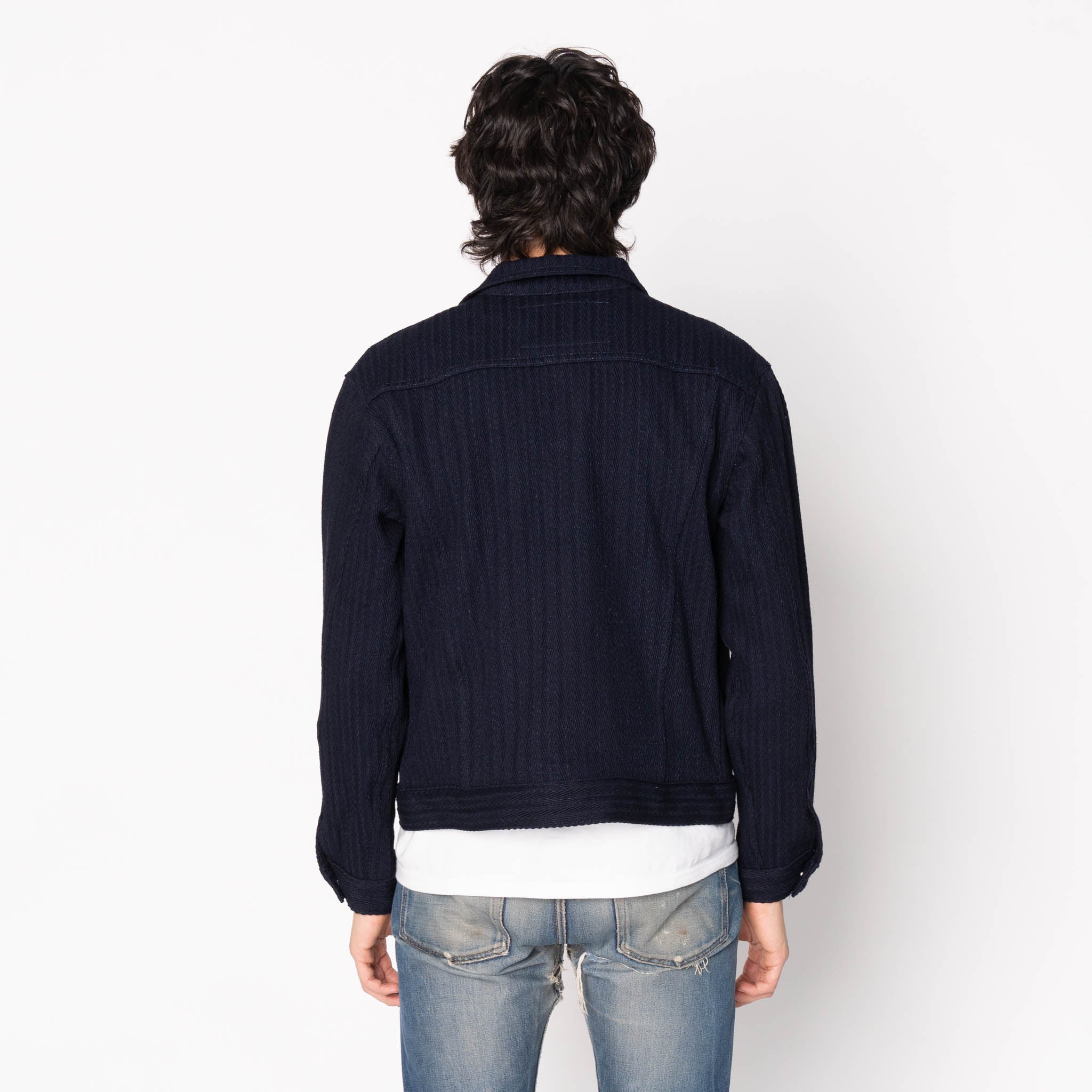 Chore Coat - Faded Corduroy Organic - Pale Indigo by Naked & Famous Denim