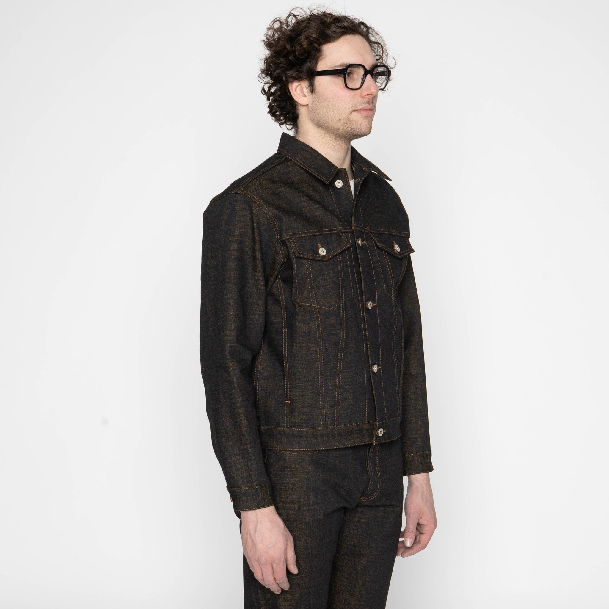 Denim Jacket - Citrus Kasuri Selvedge