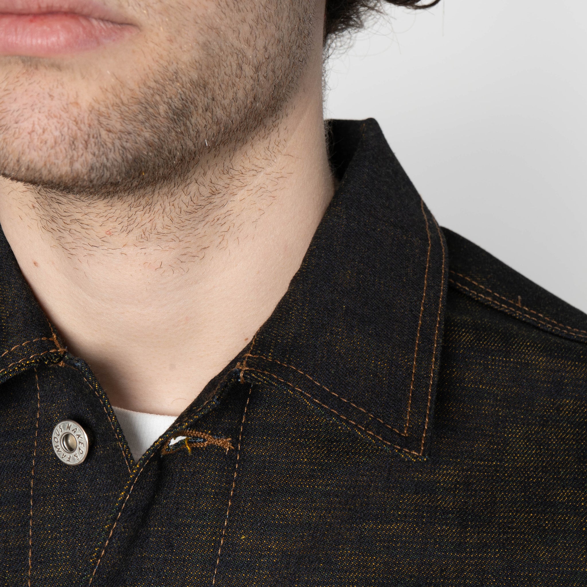Denim Jacket - Citrus Kasuri Selvedge