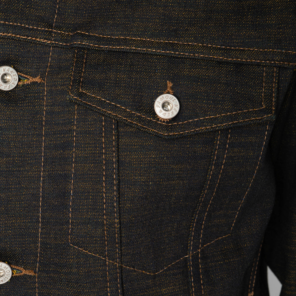 Denim Jacket - Citrus Kasuri Selvedge