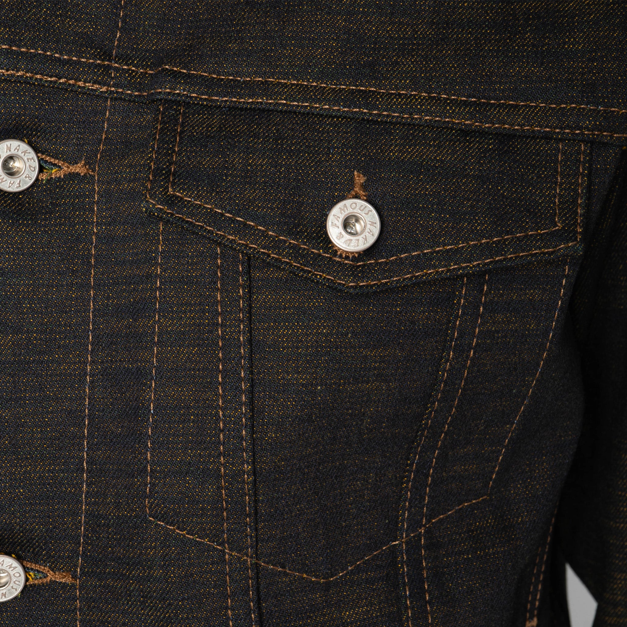 Denim Jacket - Citrus Kasuri Selvedge