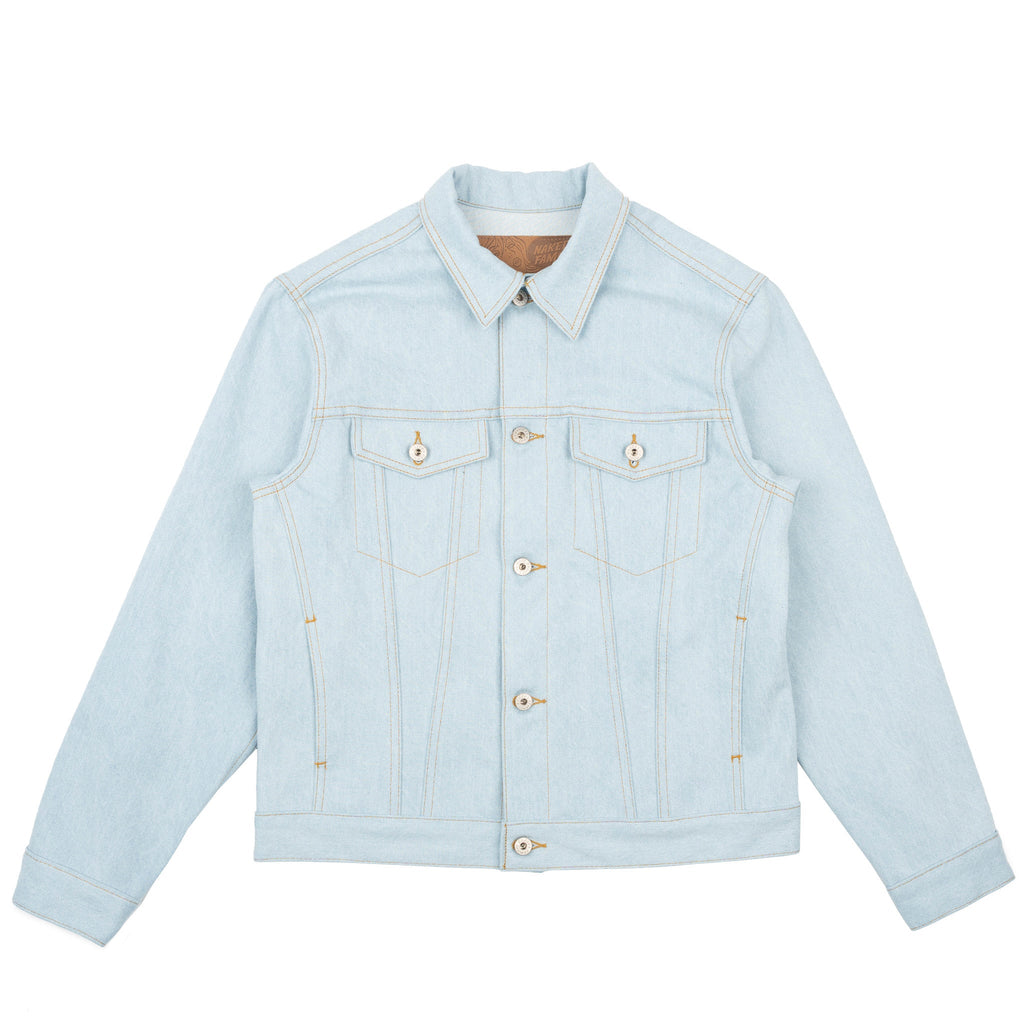 Denim Jacket - Secret Agent Denim - Bleach Blue by Naked & Famous Denim
