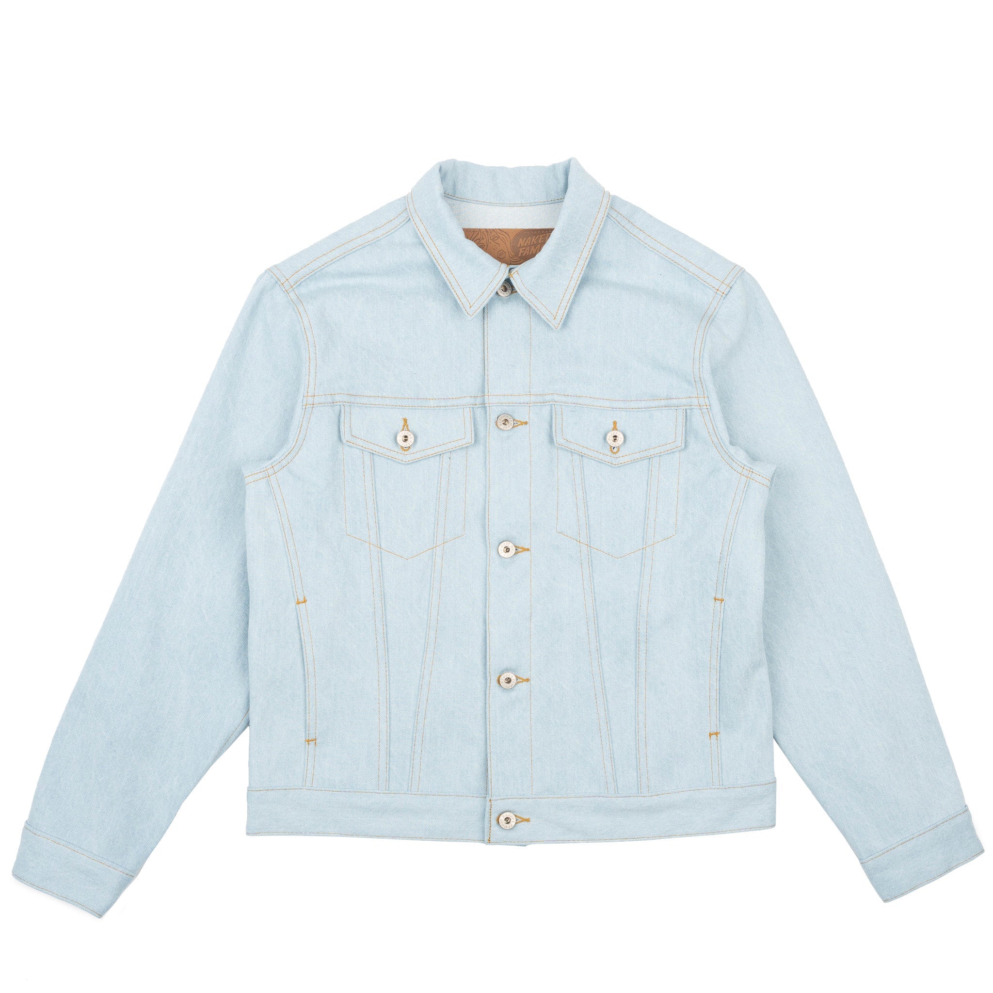 Denim Jacket - Secret Agent Denim - Bleach Blue by Naked & Famous Denim