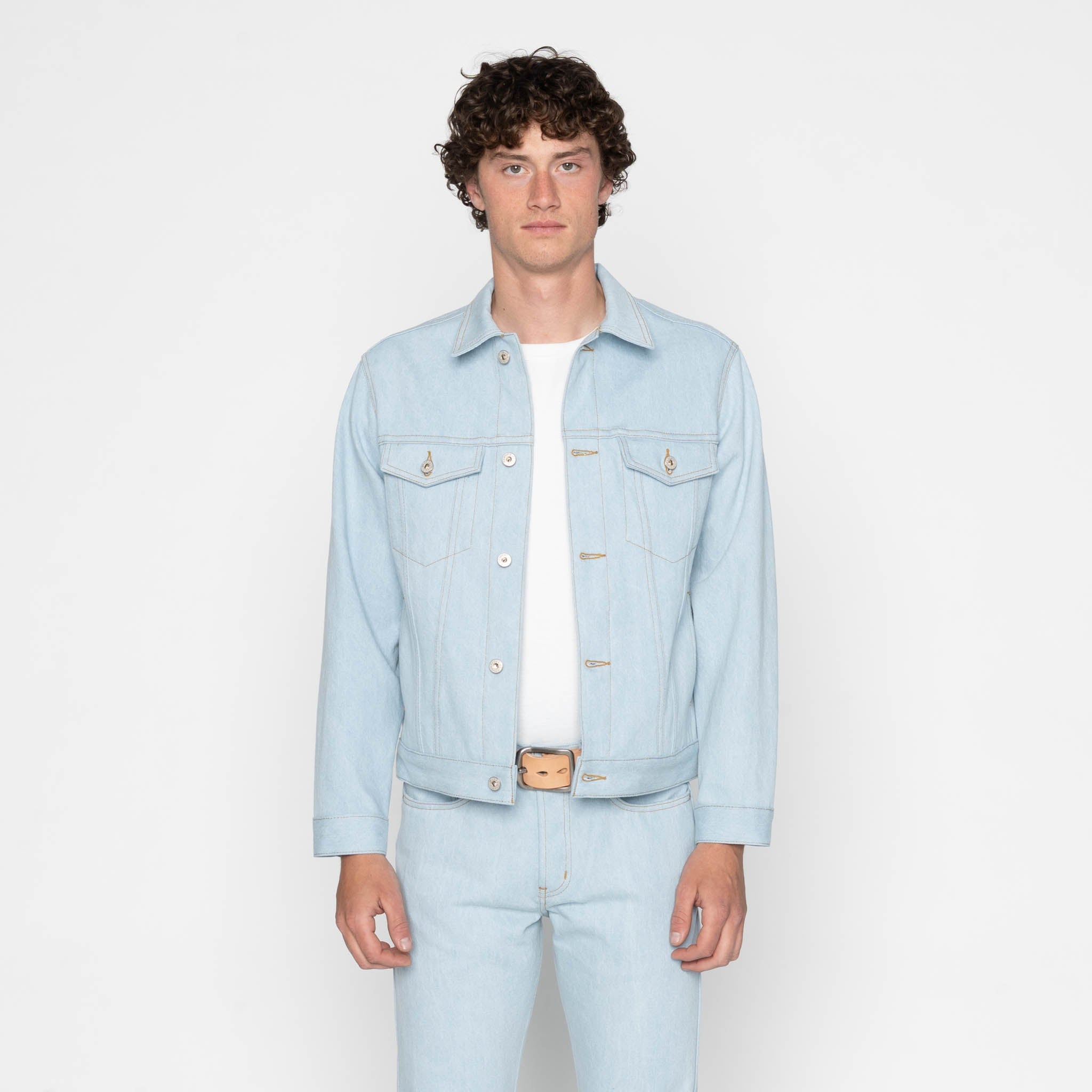 Denim Jacket - Secret Agent Denim - Bleach Blue – Naked & Famous