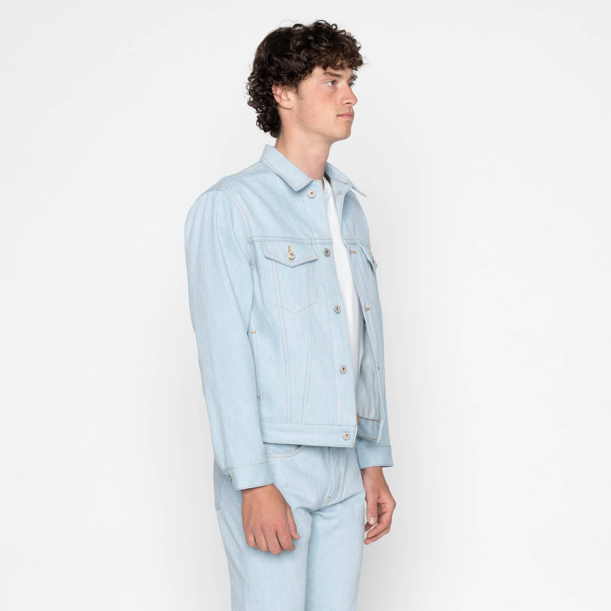 Denim Jacket - Secret Agent Denim - Bleach Blue – Naked & Famous