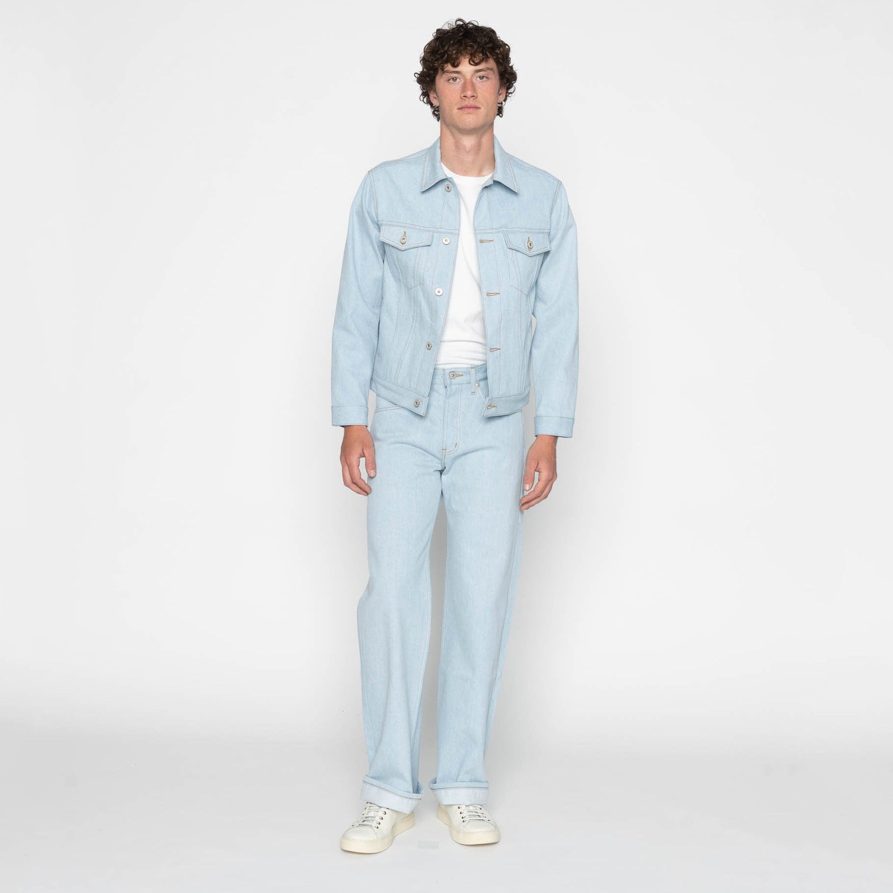 Denim Jacket - Secret Agent Denim - Bleach Blue – Naked & Famous