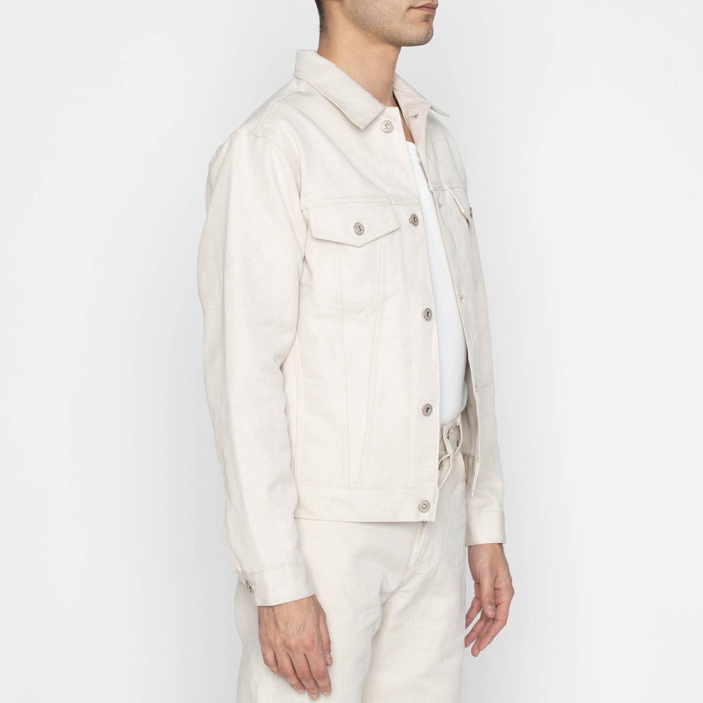 Denim Jacket - Tabi Selvedge - Off White